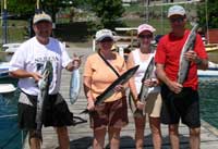 clients with their catch at GYC
