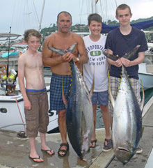 you can fill your boots with Grenada's yellowfin tuna